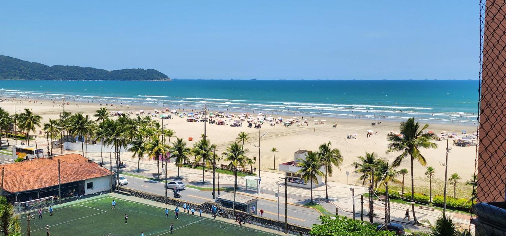 Apto Frente Mar Em Praia Grande Praia Grande (Santos) Exterior foto